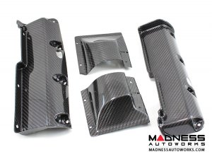 Alfa Romeo 4C Carbon Fiber Seat Belt Trim Set
